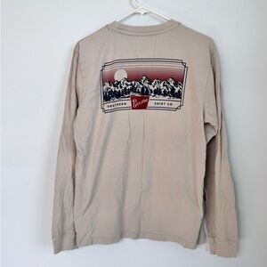 Southern Shirt Co Men's Beige Long Sleeve Shirt Size Medium